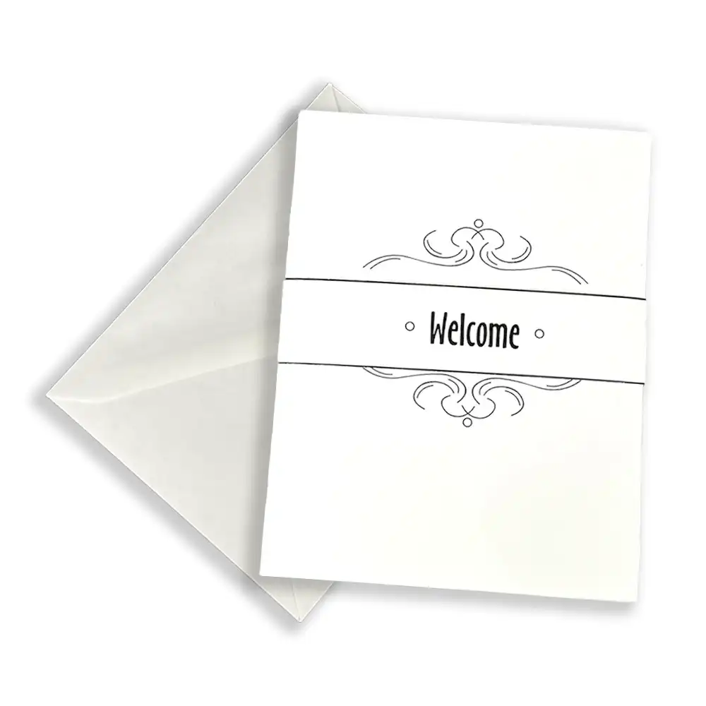welcome home house card