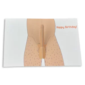 Happy birthday penis card