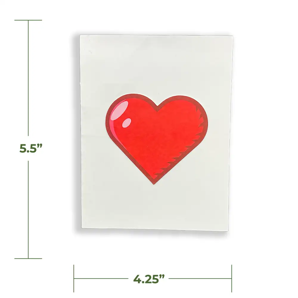 Valentine's day heart card