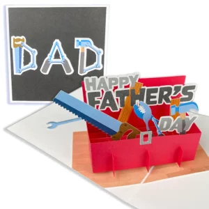 fathers day tool box pop-up card