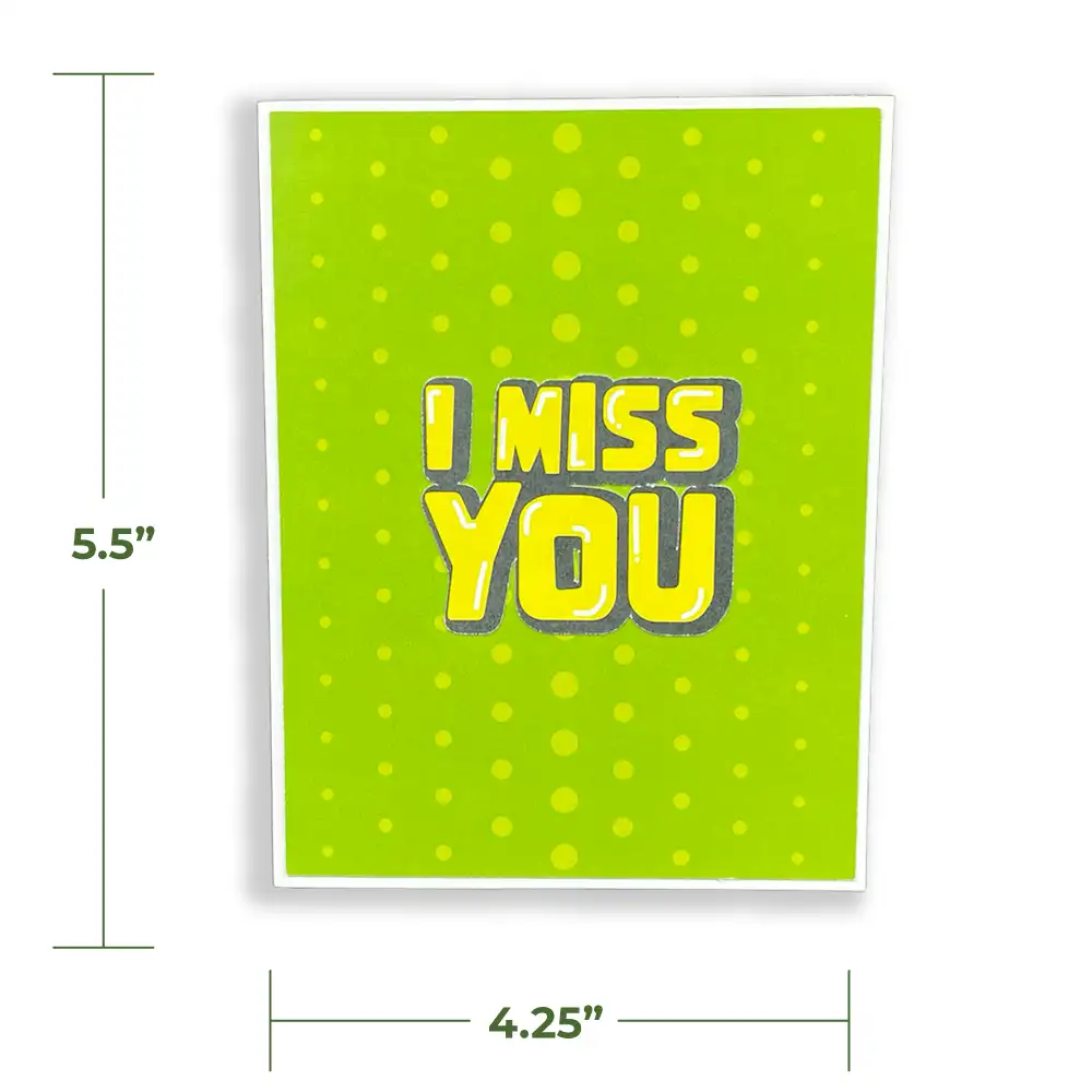 i miss you this much card