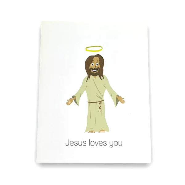 jesus loves you greeting card