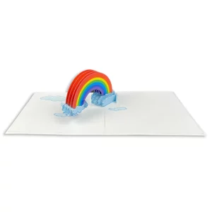 rainbow birthday card pop up