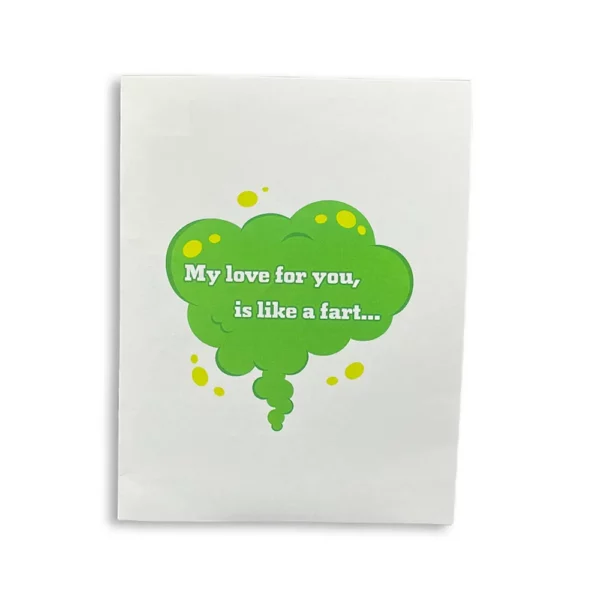 My love for you is like a fart