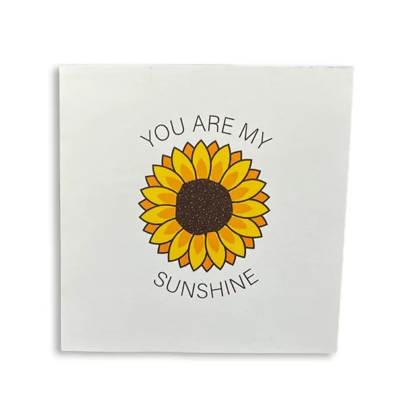 You Are My Sunshine Pop-Up Sunflowers