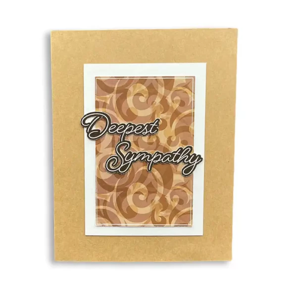 deepest sympathy butterfly pop up card