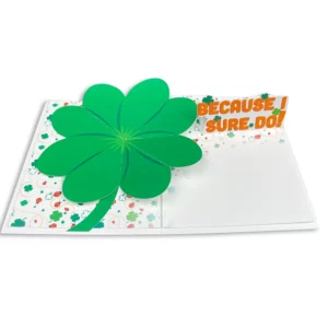 Are You Feeling Lucky Clover Pop-Up
