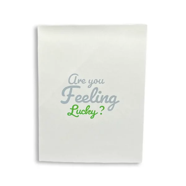 Are You Feeling Lucky Clover Pop-Up