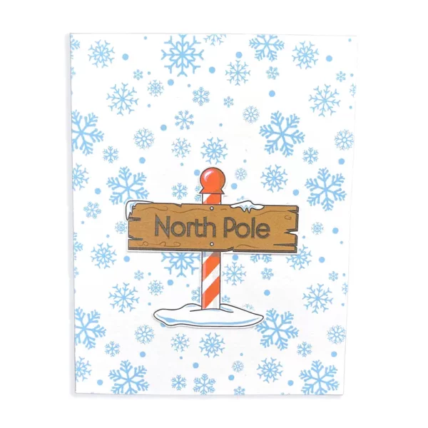 North Pole Merry Christmas Pop-Up